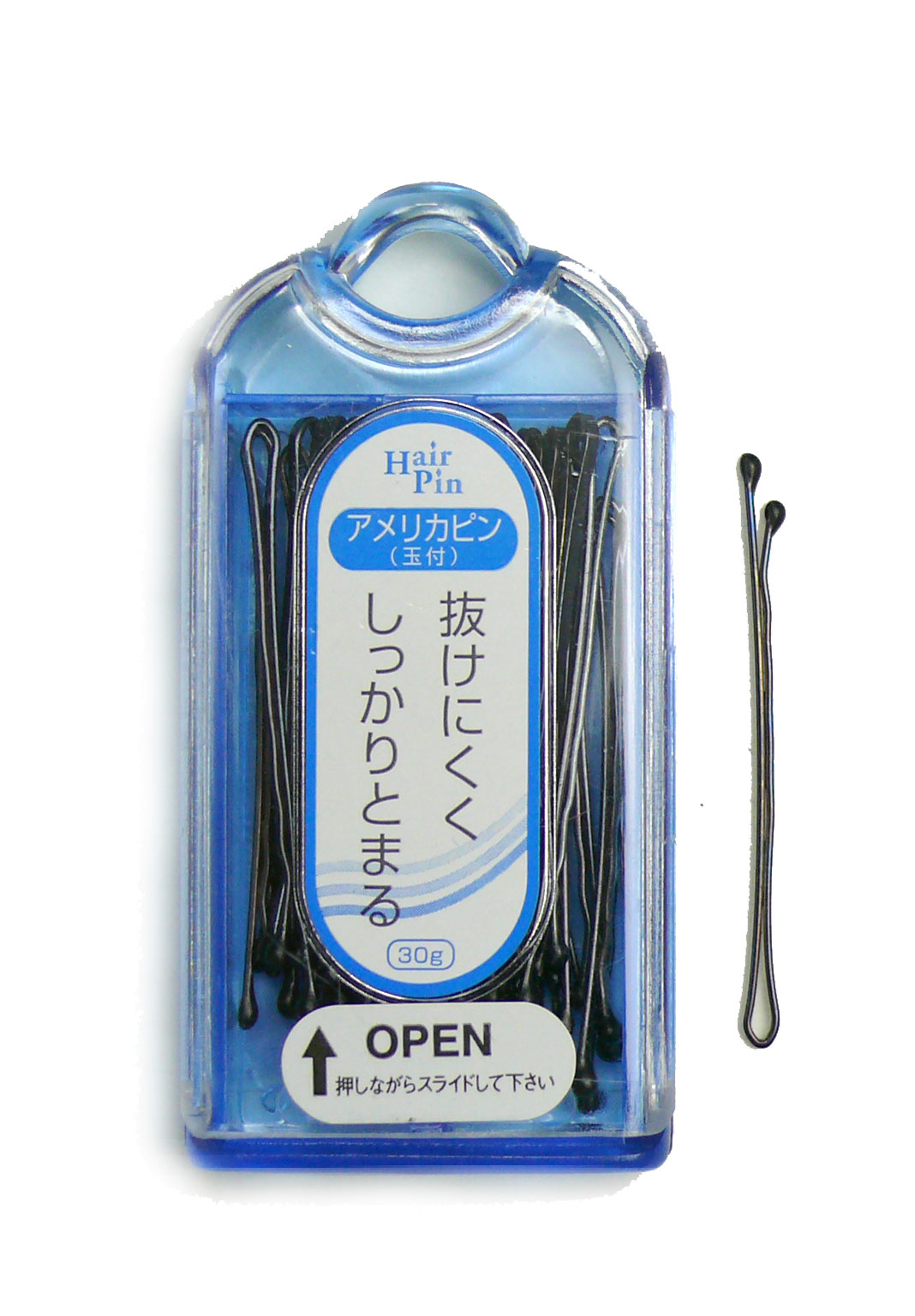 72%OFF!】 貝印 KQ3119 強力アレンジピン L 黒